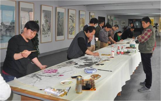 具象水墨首展走進(jìn)菏澤大德藝術(shù)館，探索當(dāng)代水墨繪畫新路徑